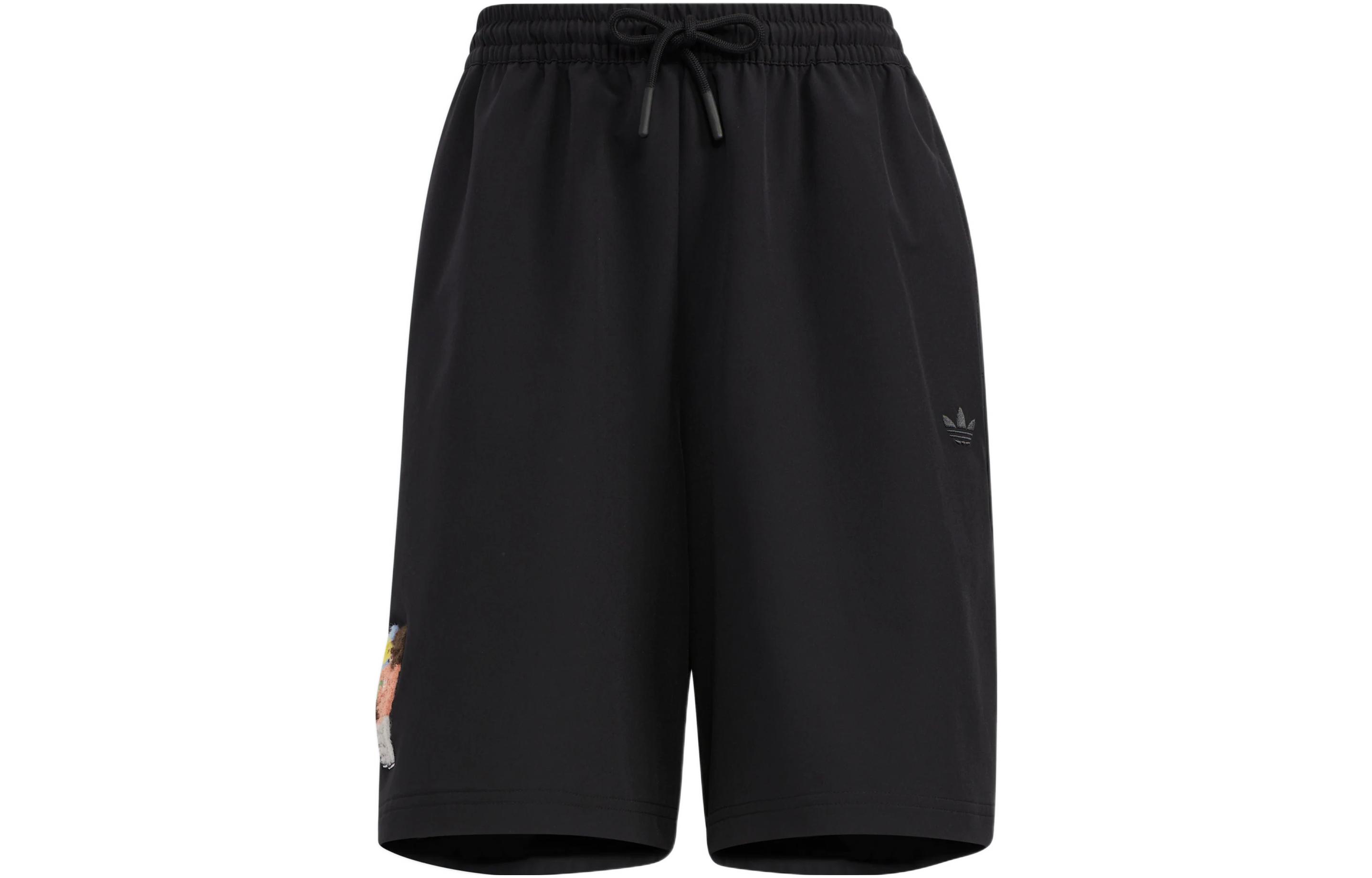 Adidas Originals CHARR MORITA Casual Shorts Women s Black HR3477 M-L