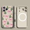 Colorful Bowknots Pattern Case For iPhone 17 Pro Max iPhone 16 15 14 13 Pro Max Magnetic For Magsafe Soft Silicone Phone Back Cover