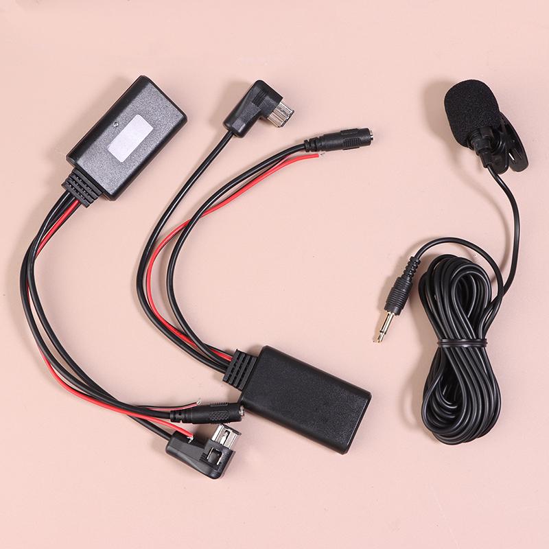 1 szt. Odbiornik Audio Bluetooth do Samochodu + Mikrofon do Radia Ip-Bus 12Pin Adapter Odbiornika Aux Bluetooth 5.0 Adapter Kabla Audio Aux-In