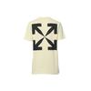 Men's C/O VIRGIL ABLOH Arrow Short Sleeve Version Creamy White T-Shirt OMAA027S201850156110