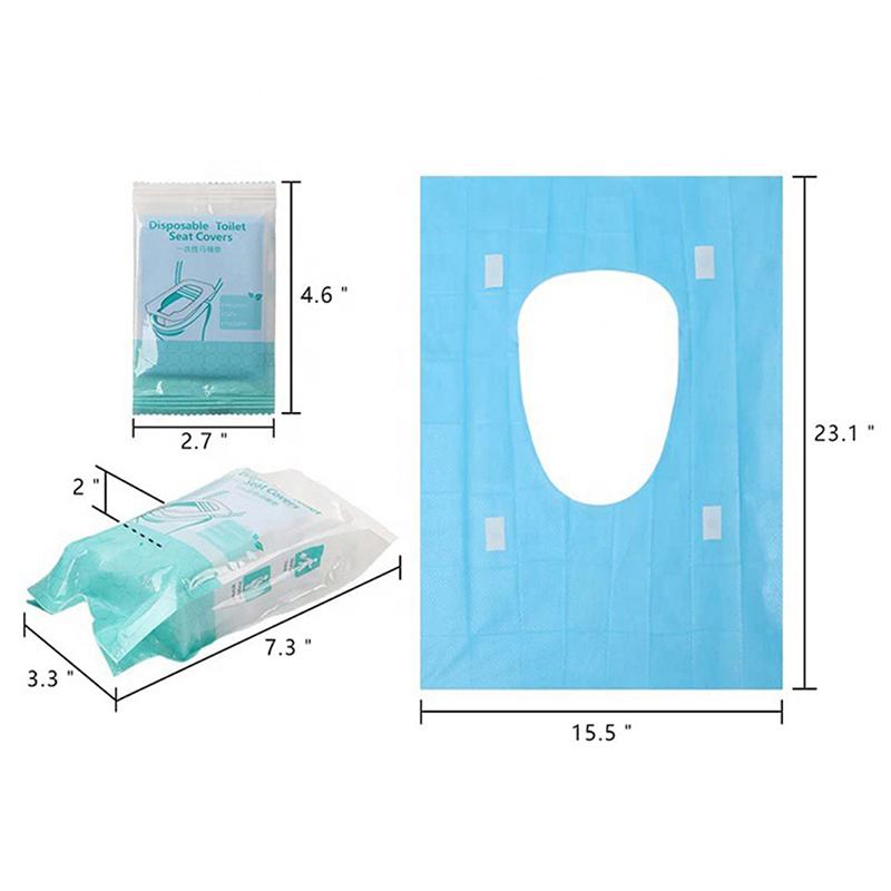 10PCS Breathable Toilet Seat Covers Disposable For Wrapped Travel Toddlers Potty Training In Public Restrooms Toilet Liners