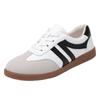 Korean German Training Shoes for Women's Spring New Flat-soled Retro Color-blocking Casual Sports Versatile Board Shoes