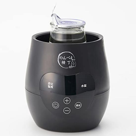 Mitsuya Electric Electric Sake Nonbe Yokocho Hot Water for Japanese Hot Sake Warmer Warmer, NBE-1, Type, Sake, Electric, (Black)
