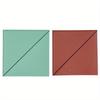 5Pcs Large Square Leather Bookmark Mini Portable Gift Triangle Bookmark Book Page Clip Book Corner Protective Cover