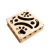 Interactive Scratcher Puzzle Toy Box for Cats