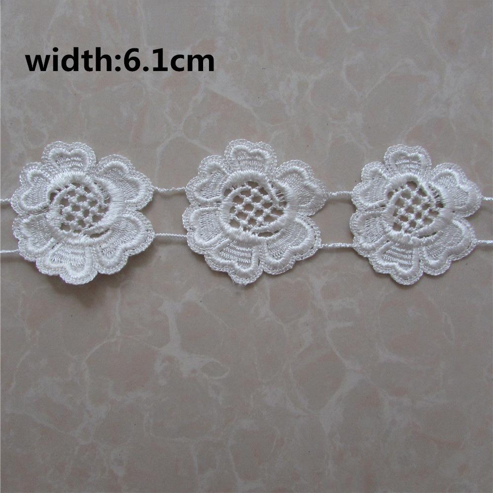 Diy Small Flower Lace Barcode Accessories Hollow Lace Clothes Decoration Fabric Water-Soluble Fringe Embroidery Accessories