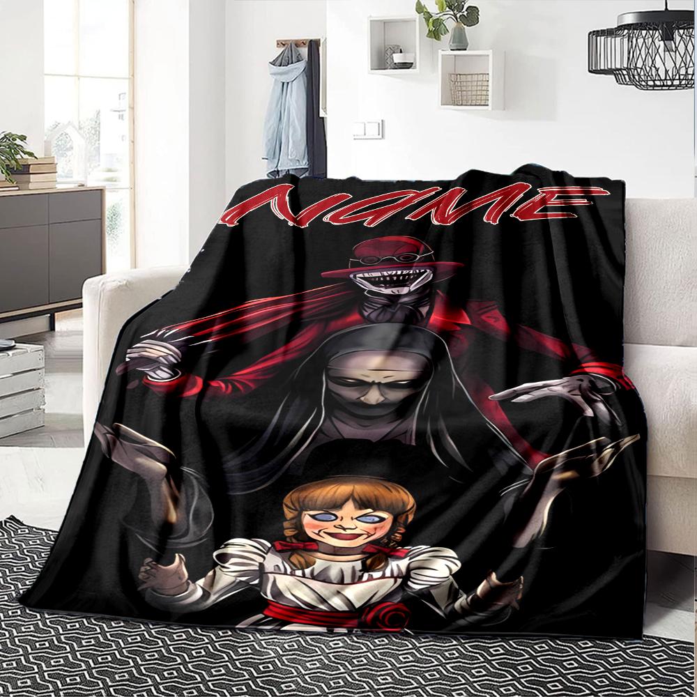 Customiz Name Personality Pennywise the Dancing Clown Blanket Soft &Warm Sofa Office Bed Travel Lunch Break Blanket, Gift Suitable All Seasons