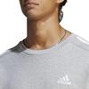 adidas Essentials French Terry 3-Stripes Sweatshirt 'Grey' Men's IC9319