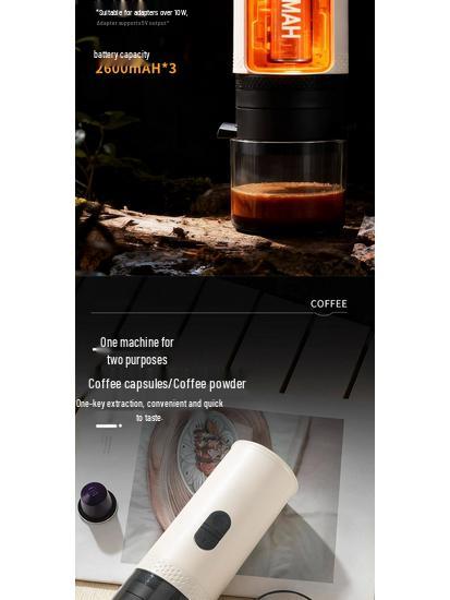 20-Bar High-Pressure Portable Italian Espresso Coffee Machine