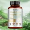 Organic Black Maca Capsules Containing Ashwagandha and Fenugreek Extracts, 2150 Mg Per Serving, an Energy Supplement.