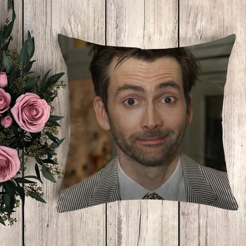 Kissen David Tennant Dekorative Kissenbezüge für Kissen 45x45 Kissenbezüge Sofakissen Kissenbezug Deko 40x40 Autodekoration