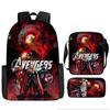 Printed Avengers The Backpack Set Oxford Fabric Pencil Case Essentials School
