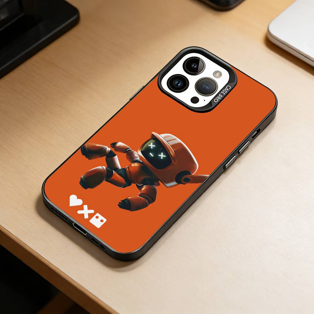 Love, Death & Robots Phone Case For iPhone 17,16,15,14,13,12,11 Plus,Pro Max,XS,Colored Silver Plated Inside Cover