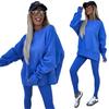2026 New Spring Women's Casual Skinny Pants Loose Hoodie Set 2 Piece Outfit