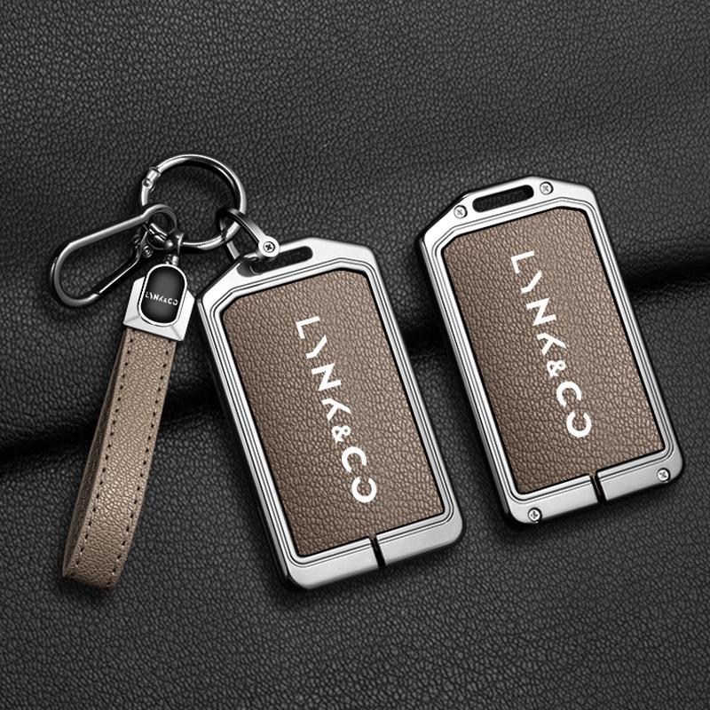 Applicable LYNK & CO 08 Card Key Case Z10/Z20 with Metal Buckle, Protective Shell for 05/06/07, 09/03 Premium.