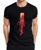Samurai Japan Sakura Cherry Blossom Pagoda Katana Warrior Bushido Men's T-Shirt
