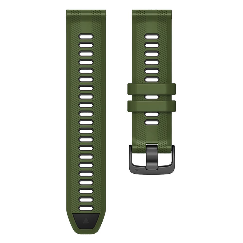 22mm silikonový řemínek pro Garmin Forerunner 970 965 955 Solar 945 935 745 Dvoubarevný sportovní řemínek náramek doplňky