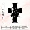 Metal Wall Cross Decor Vintage Jesus Christian Gift for Church Home Rustproof Iron Christmas Religious Ornament