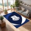 Everton Football Print Crystal Velvet Rug, Comfortable Water Absorbent Non Slip Indoor Floor Carpet