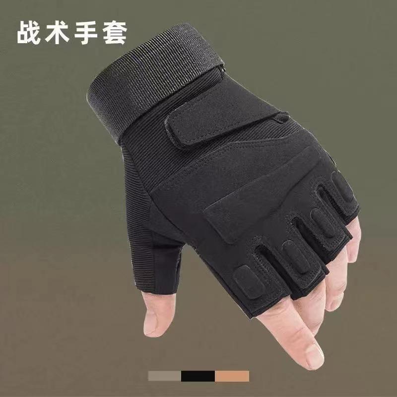 

Function Tactical Fitness Outdoor Motorcycle Sports Open Finger Gloves Men s Riding Summer Mountaineering Non-slip Wear Gloves S