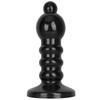 Black Pull Beads 9.5cm Giant Big Head Dildo Anal Plug Fisting Adult Products