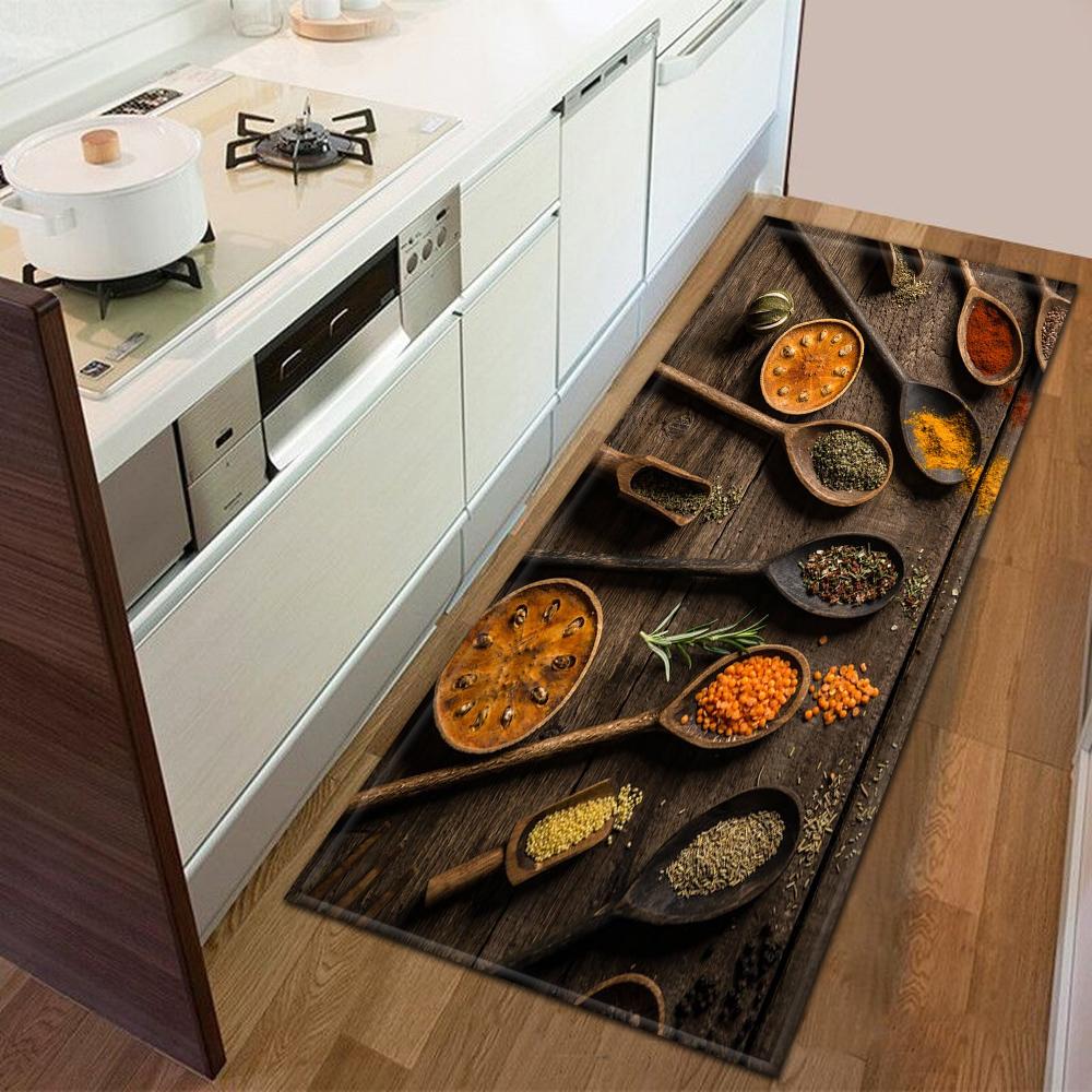 Modern Kitchen Doormat Decoration Bedroom Carpet Living Room Mat Anti-Slip Floor Home Balcony Hallway Long Rug