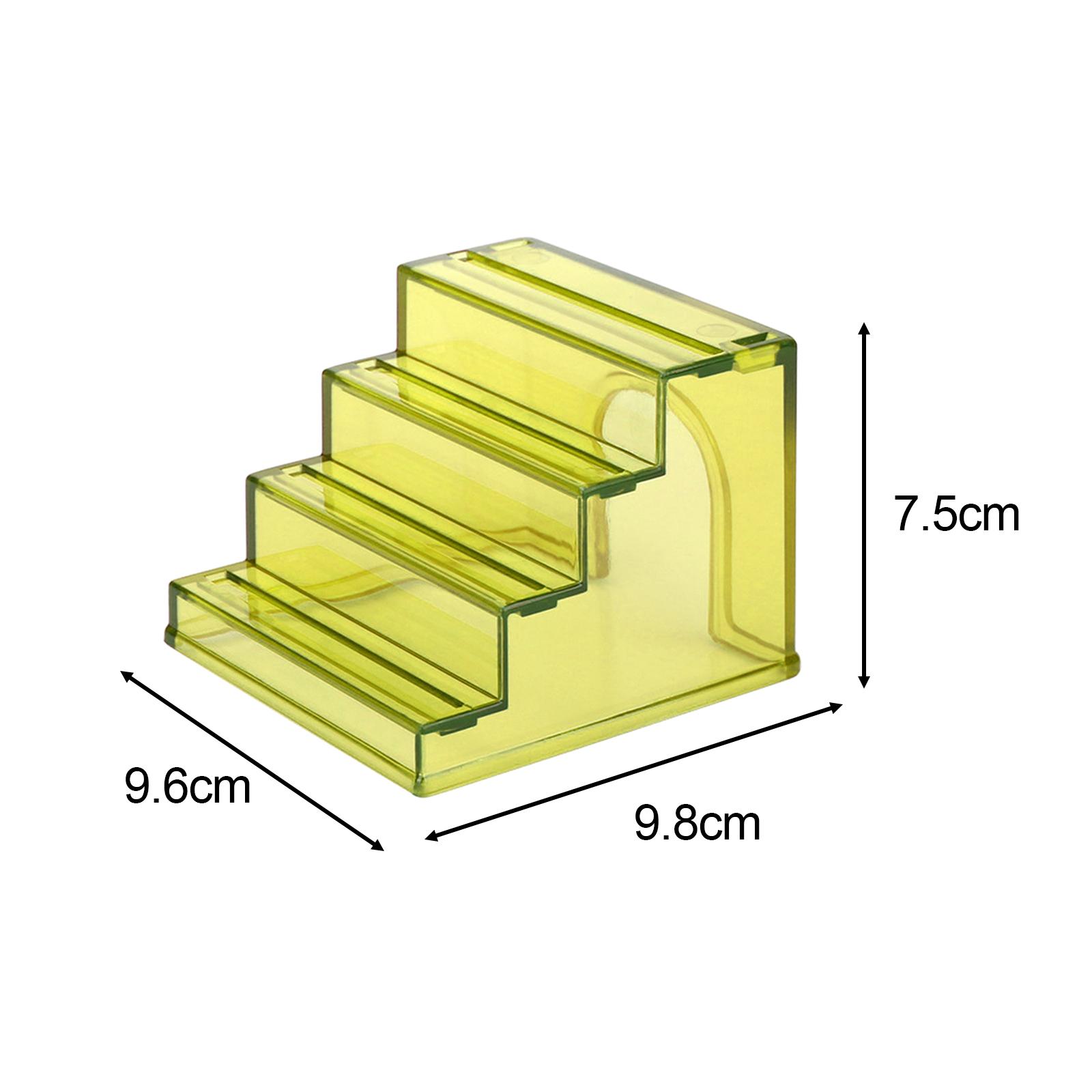 Hamster Climbing Ladder 3 Steps Stairs Hamster House Platform Ladder Toy Small Animals Climbing Stairs for Gerbils Guinea Pig зелёный