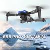 E99 Pro Drone RC Dobrável 4K HD Câmera Dupla Fotografia Aérea Quadcopter Posicionamento de Fluxo Ótico Altitude Hold Brinquedos Drone Presente