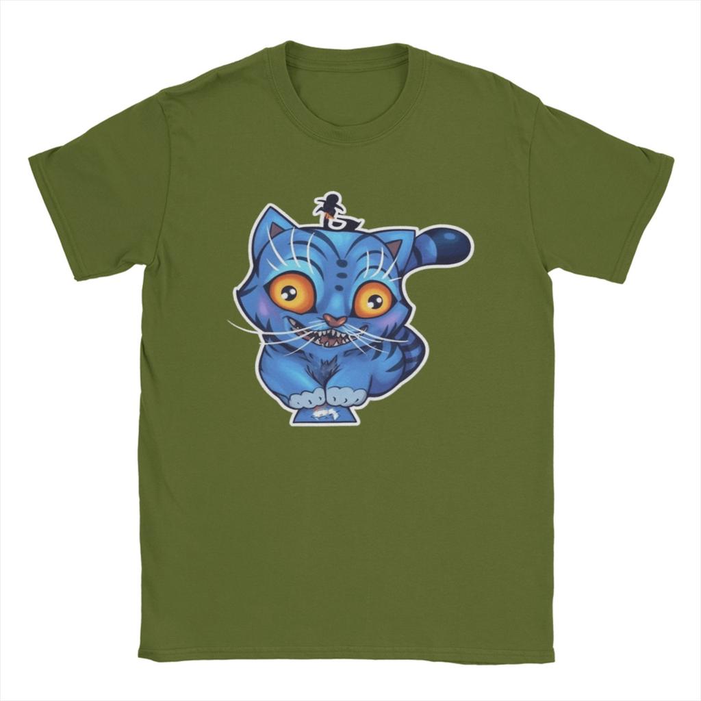 Vintage T-Shirt Summer Cute Derpy Tiger and Bird Kpop Demon Hunters T Shirts Cotton Tshirt Man Retro Design Short Sleeve Top Tee