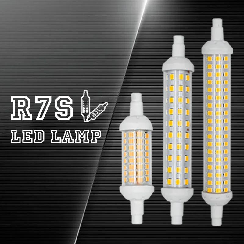 R7S LED Lamp 78mm 118mm 135mm Light Bulbs 6W 9W 12W SMD2835 Lampada LED Lamp 220V Corn Light Energy Saving Replace Halogen Light