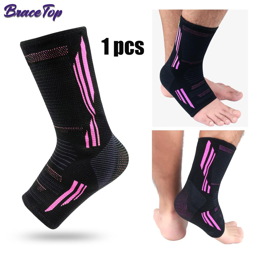 

Durable And Safe 1Pcs Ankle Brace Compression Support Sleeve Guard With Stabilizing Gel Pads For Ankle Achilles Tendonitis Plantar Fasciitis Pain XL