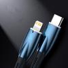 Baseus Glimmer Series Fast Charging USB-A to USB-C Cable 100W 480Mb/s 1m Blue
