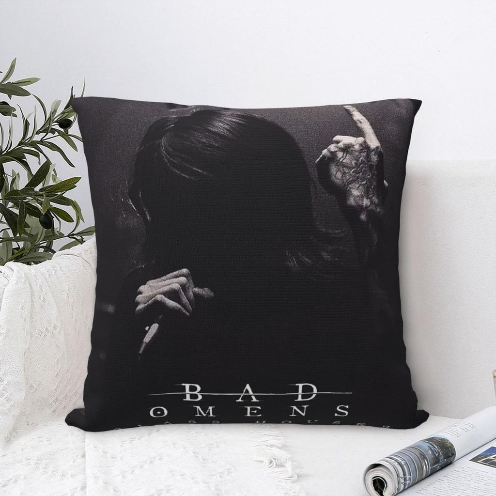 Bad Omens - Glass Houses Square Pillowcase Cushion Cover Pillow Case Throw Pillow Cover for Home Bedroom Car