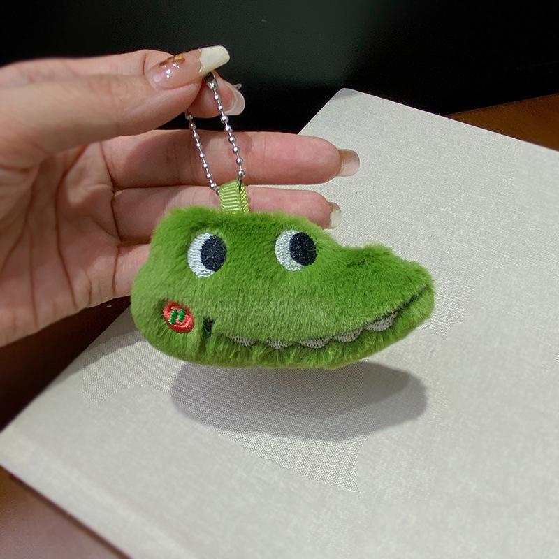 

Мультяшный плюшевый крокодил брелок мягкий милый зверек кукла автомобиль цепь рюкзак брелок подвеска украшения аксессуары подарки