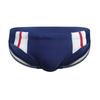 Herren-Badehose, Badehose, Farbblockierung, modischer Druck, enge Passform, sexy Bademode, Strandkleidung, Bräunen, Surfen, Fitnessstudio