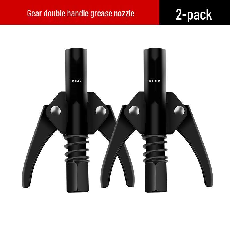 Green Forest High-Pressure Greasing Nozzle - Butter Gun Head & Locking Pliers Set