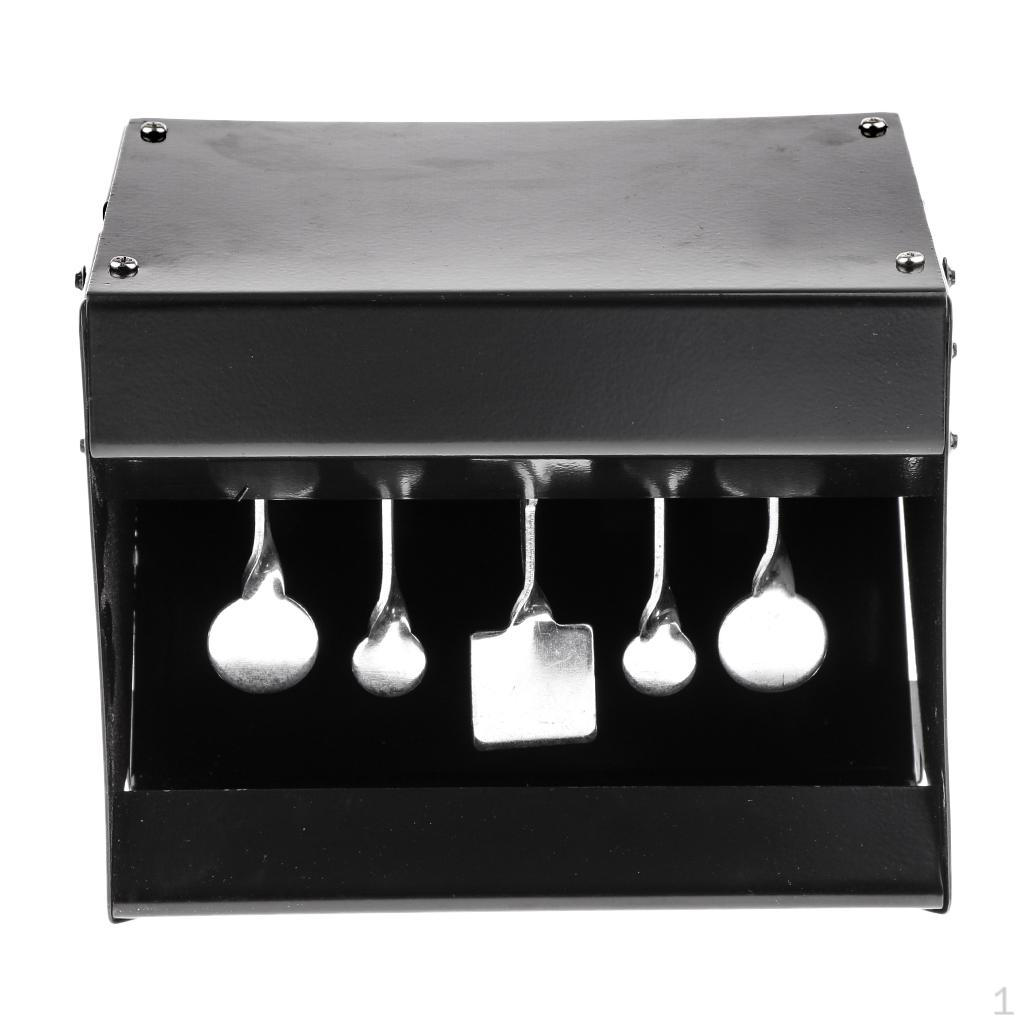 

Pellet Catcher with 5 Plate for Hunting Shooting Training Practice Black