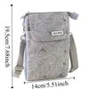 Leaves Mobile Phone Bag Pastoral Women's Messenger Bag Fashionable Phone Crossbody Bag  Lady