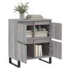 Vidaxl Chest of Drawers, Sonoma Oak Grey, 60X35X70 Cm, Wood-Based Material