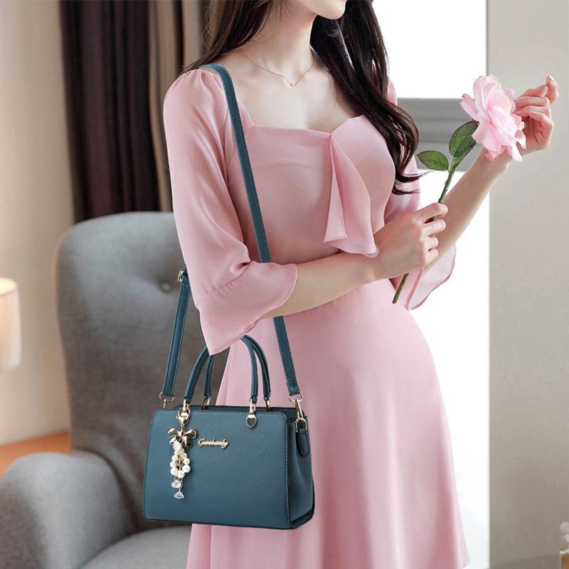 SCIONE Women Handbag New Retro Large-capacity Waterproof Lightweight Crossbody Bag Multi-compartment Zipper Shoulder Bag Fashion Versatile Small Bag