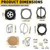 2 Set For Polaris 700 SLT SL SLH SLTH Dual Twin Carb Carburetor Rebuild Kit