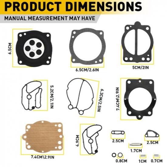 2 Set For Polaris 700 SLT SL SLH SLTH Dual Twin Carb Carburetor Rebuild Kit