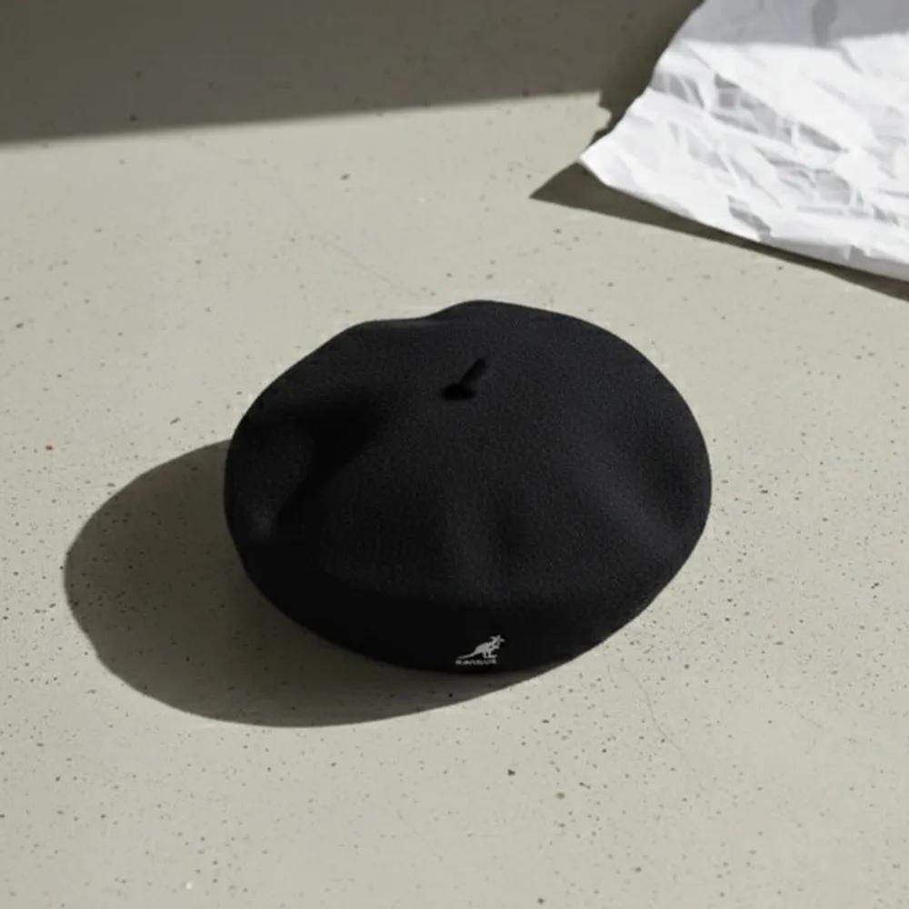 KANGOL KANGOL Wool 504 Hunting Cap Beret Hat Black 0258 M