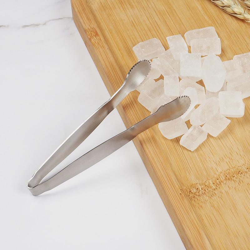 Coffee Sugar Clip Stainless Steel Anti-Skid Tong Ice Palm Shape Food Cake Clamp Kitchen Gadgets Bar Buffet Tools Tweezer