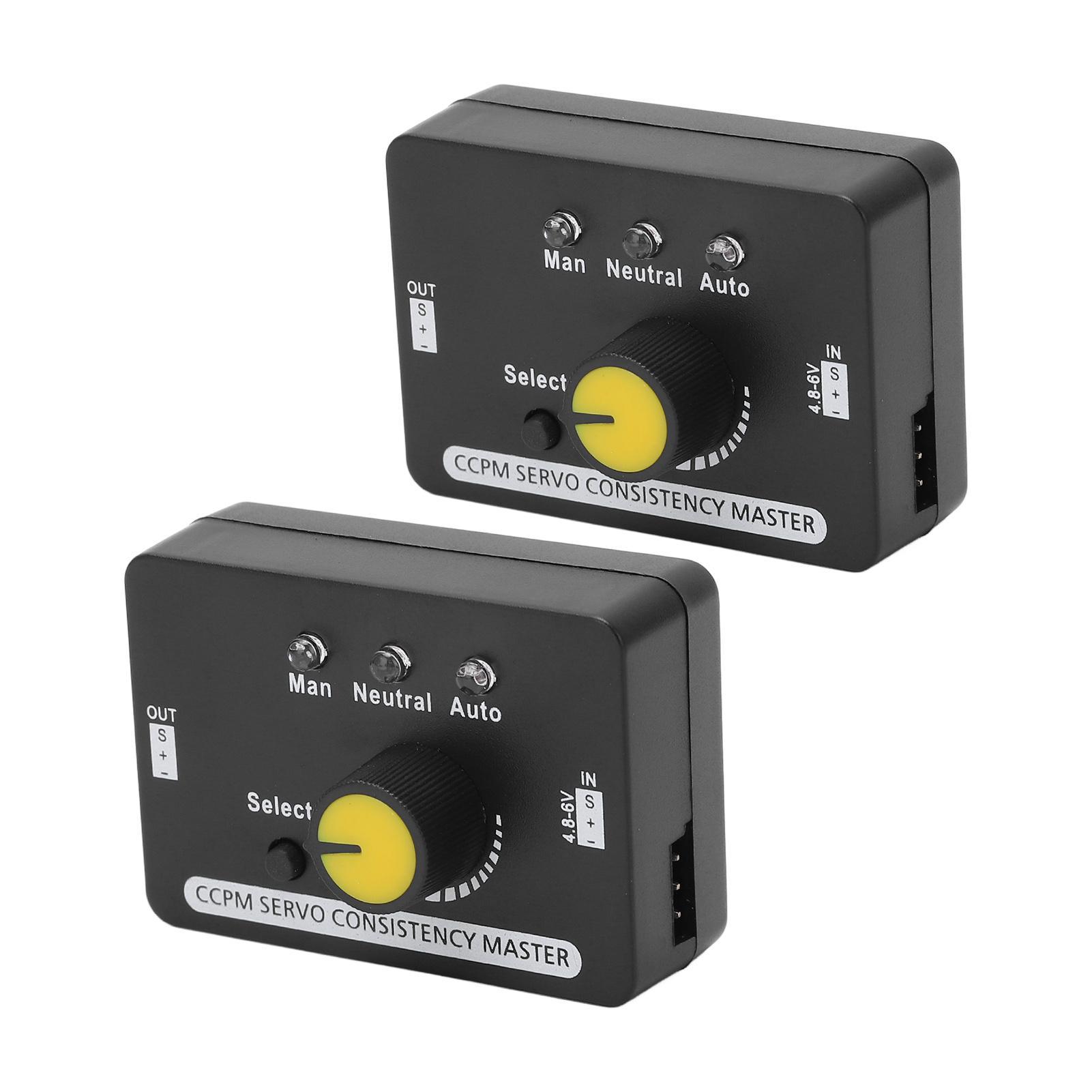

2PCS RC Servo Tester Ручная регулировка скорости MCU Control Servo Consistence Master для двигателя