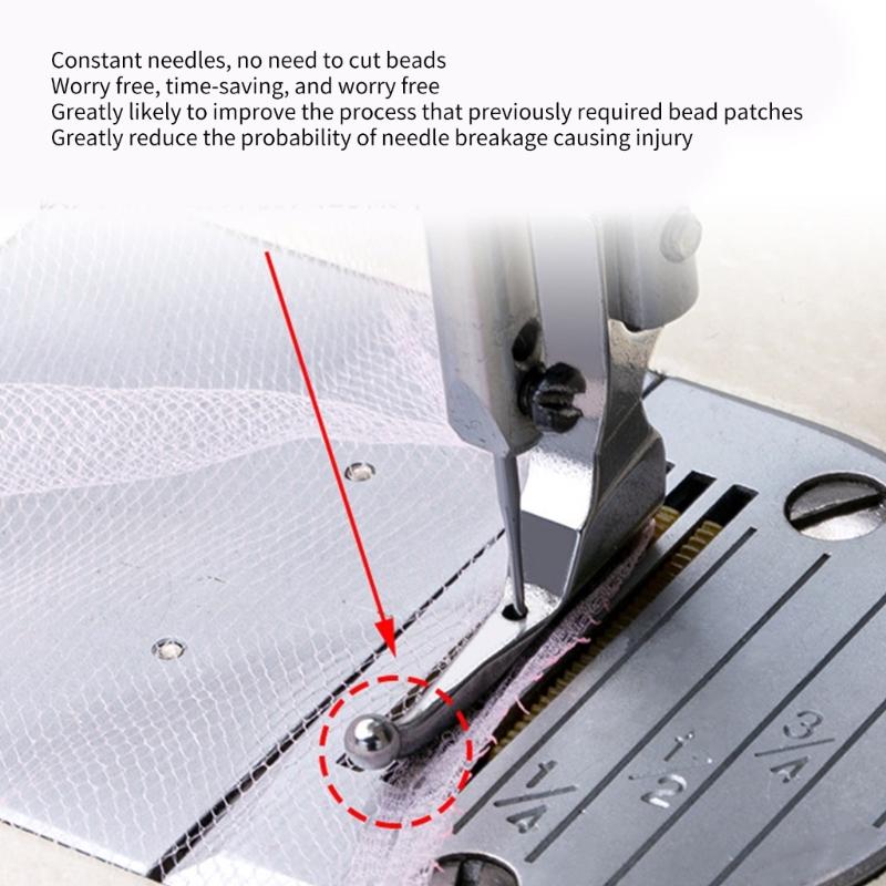 Perlen Pailletten Nähfuß Nähmaschine Nähfußaufsatz Für Brautkleid Brautkleid Kleiderdekoration