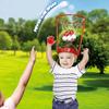 Hoepel Basketbal Feestspel Voor Kinderen En Volwassenen Kermisspel Verstelbare Basketbal Net Hoofdband Met 20 Ballen Voor Kermisfeest