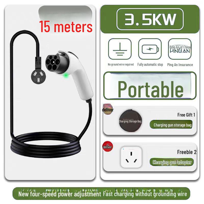 Încărcător EV Universal Portabil 3.5kW cu Cap de Încărcare cu 7 Orificii