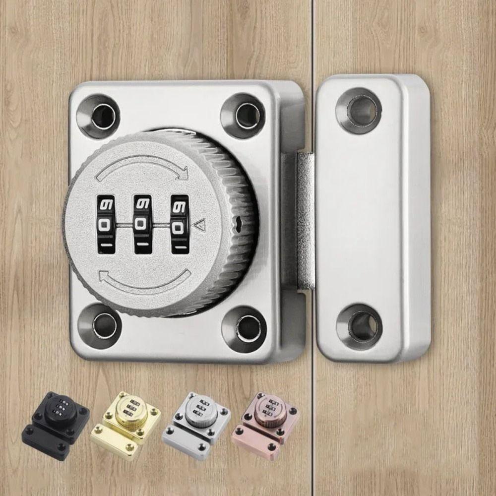 No Keys Needed Combination Password Door Lock Anti-Theft Cabinet Door Lock  Mailbox