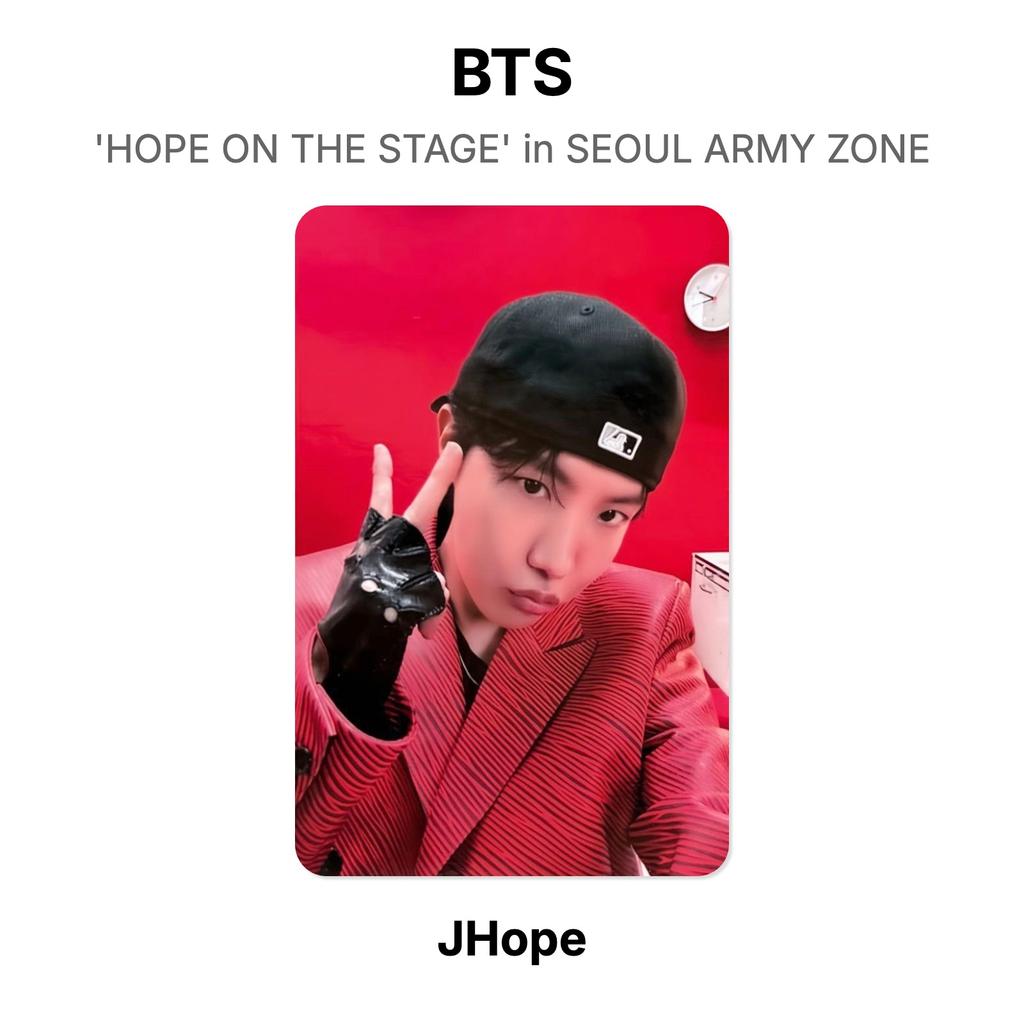 BTS j-hope Tour 'HOPE ON THE STAGE' in SEOUL ARMY ZONE Official Photocard